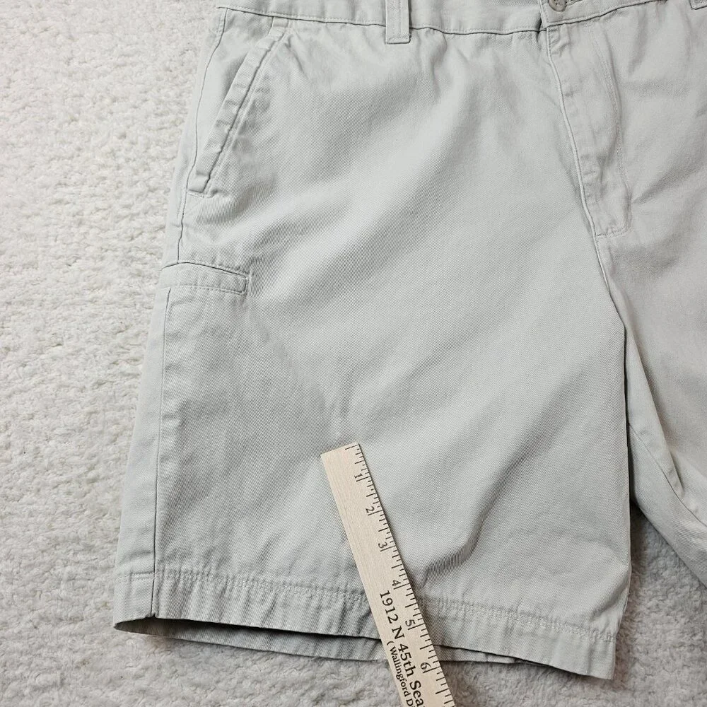 Dockers Shorts Mens 42 Light Khaki Relaxed Fit Flat Front Chino 9